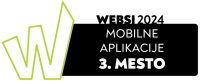 Award logo Nagrada Websi 2024  - 3. mesto v kategoriji Mobilne aplikacije
