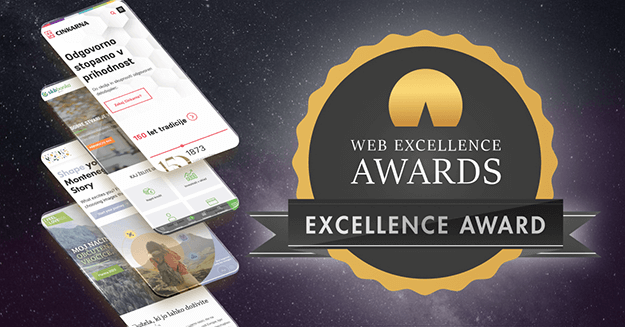 Web Excellence Awards: Five Wins for Creatim